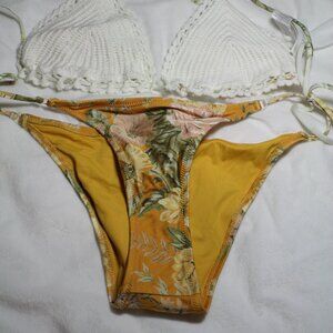 Yellow floral Zimmermann bikini - New with tags!